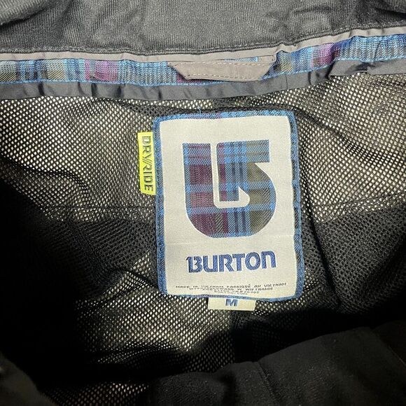 Burton Tactic Snowboards Ski Pants Men's M Gray Vented Pockets Adjustable Waist - Picture 3 of 12